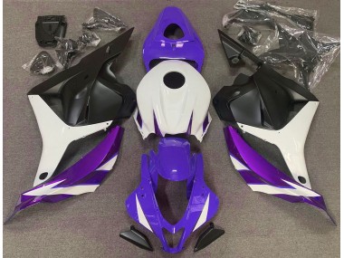 2009-2012 Glanz Lila Weiß & Violett CBR600RR Motorrad Verkleidungen