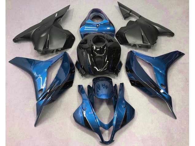 2009-2012 Hellblau Mit Schwarz CBR600RR Motorrad Verkleidungen 2009-2012 Hellblau Mit Schwarz CBR600RR Motorrad Verkleidungen