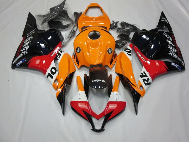 2009-2012 Klassisch Repsol CBR600RR Motorrad Verkleidungen 2009-2012 Klassisch Repsol CBR600RR Motorrad Verkleidungen