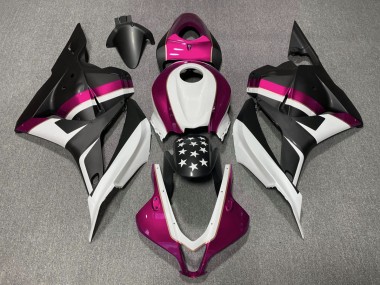 2009-2012 Matt Schwarzer & Rosa Stern CBR600RR Motorrad Verkleidungen