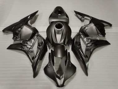 2009-2012 Matt Schwarzes Sonderdesign CBR600RR Motorrad Verkleidungen
