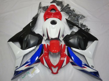 2009-2012 OEM Stil Schwarz Weiß Rot & Blau CBR600RR Motorrad Verkleidungen
