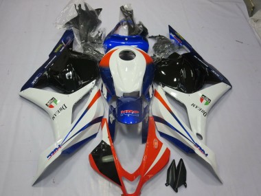 2009-2012 Orange & Blau CBR600RR Motorrad Verkleidungen