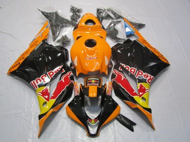 2009-2012 Orangerot Bull CBR600RR Motorrad Verkleidungen