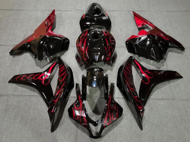 2009-2012 Rot Flamme CBR600RR Motorrad Verkleidungen 2009-2012 Rot Flamme CBR600RR Motorrad Verkleidungen