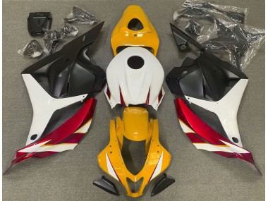 2009-2012 Rot Glänzend Weiß & Gelb CBR600RR Motorrad Verkleidungen