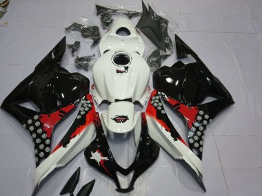 2009-2012 Rot & Schwarz Splatter CBR600RR Motorrad Verkleidungen