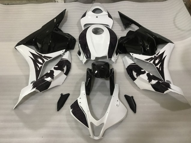 2009-2012 Schwarz/Weiß Benutzerdefiniert CBR600RR Motorrad Verkleidungen 2009-2012 Schwarz/Weiß Benutzerdefiniert CBR600RR Motorrad Verkleidungen