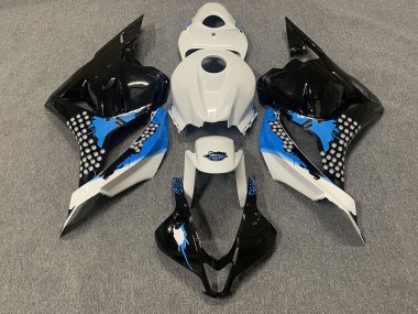 2009-2012 Schwarz Blau & Weiß CBR600RR Motorrad Verkleidungen