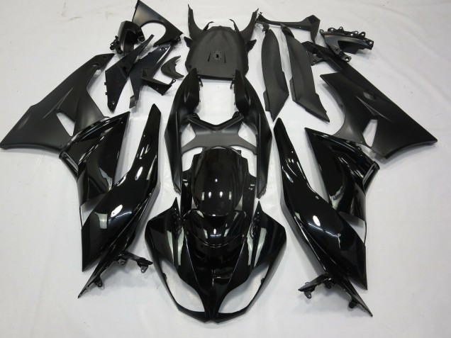2009-2012 Schwarz-Matt Glänzend ZX6R Motorrad Verkleidungen 2009-2012 Schwarz-Matt Glänzend ZX6R Motorrad Verkleidungen