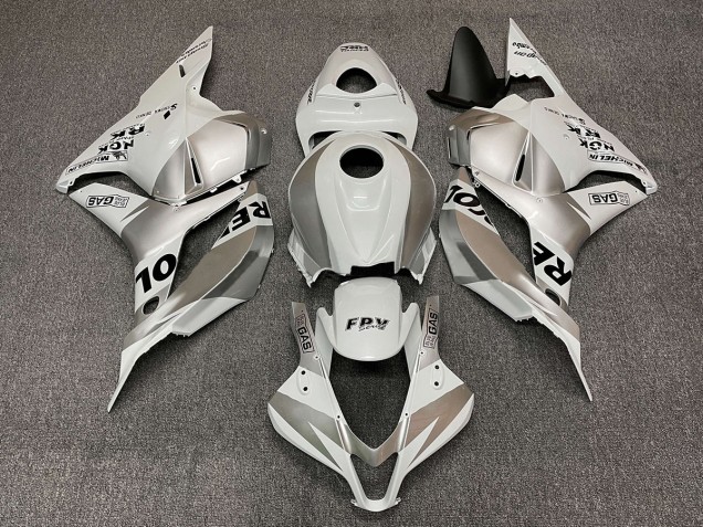 2009-2012 Silber Repsol CBR600RR Motorrad Verkleidungen 2009-2012 Silber Repsol CBR600RR Motorrad Verkleidungen