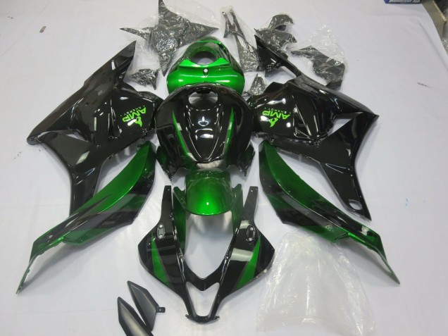 2009-2012 Spezial Grün Glänzendes Schwarz CBR600RR Motorrad Verkleidungen 2009-2012 Spezial Grün Glänzendes Schwarz CBR600RR Motorrad Verkleidungen