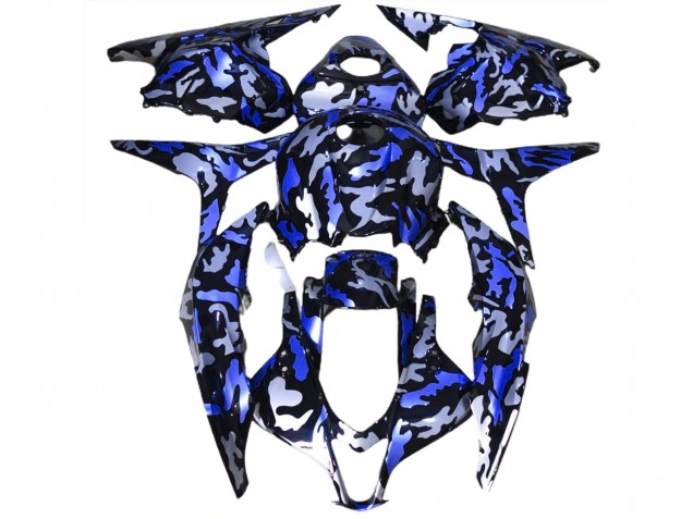 2009-2012 Tiefes Blauer Schnee Tarnung CBR600RR Motorrad Verkleidungen 2009-2012 Tiefes Blauer Schnee Tarnung CBR600RR Motorrad Verkleidungen