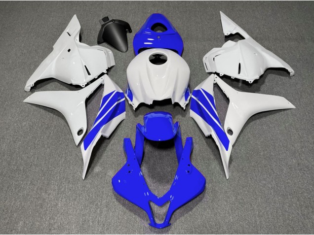 2009-2012 Tiefes Blauer & Weißer Seitenstreifen CBR600RR Motorrad Verkleidungen 2009-2012 Tiefes Blauer & Weißer Seitenstreifen CBR600RR Motorrad Verkleidungen