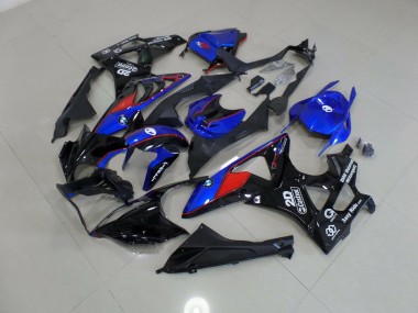 2009-2014 Alien Blau & Weiß S1000RR Motorrad Verkleidungen