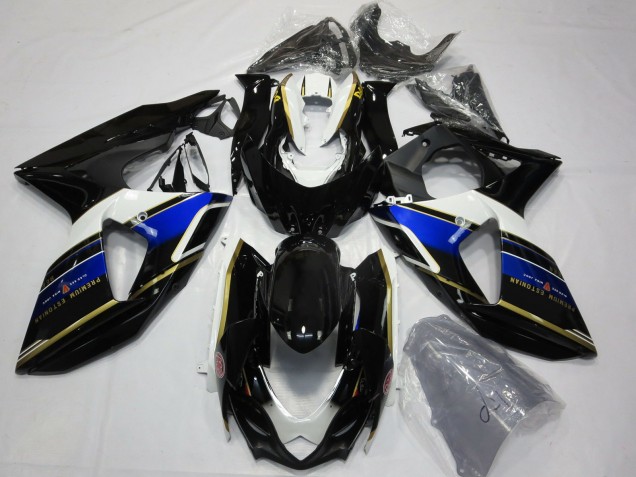2009-2016 Blau & Gold GSXR 1000 Motorrad Verkleidungen 2009-2016 Blau & Gold GSXR 1000 Motorrad Verkleidungen
