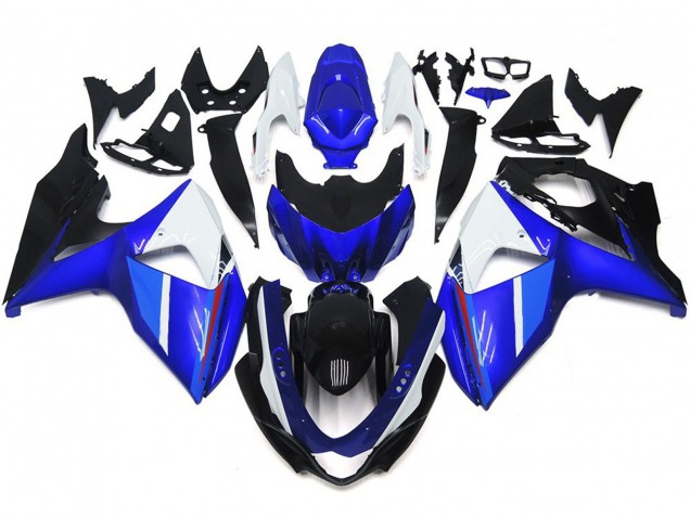 2009-2016 Einfarbig Schwarz Glänzend Blau Weiß GSXR 1000 Motorrad Verkleidungen 2009-2016 Einfarbig Schwarz Glänzend Blau Weiß GSXR 1000 Motorrad Verkleidungen