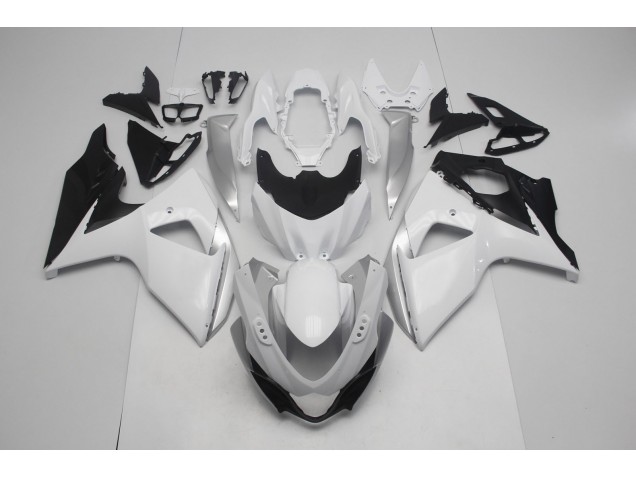 2009-2016 Glänzend Weiß & Silber GSXR 1000 Motorrad Verkleidungen 2009-2016 Glänzend Weiß & Silber GSXR 1000 Motorrad Verkleidungen