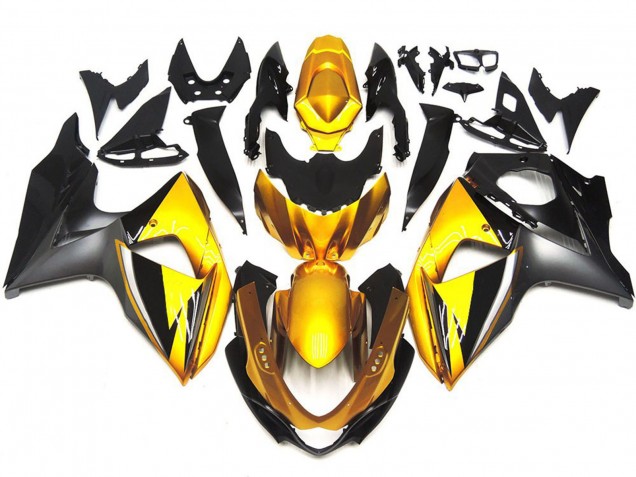 2009-2016 Gold & Grau OEM-Stil Benutzerdefiniert GSXR 1000 Motorrad Verkleidungen 2009-2016 Gold & Grau OEM-Stil Benutzerdefiniert GSXR 1000 Motorrad Verkleidungen