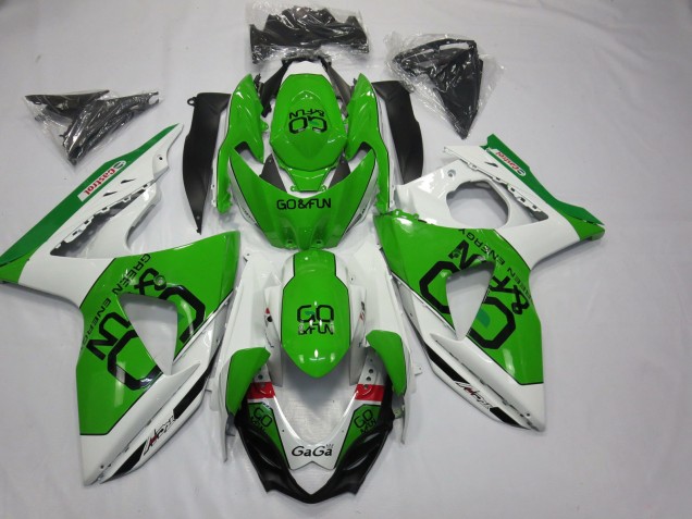 2009-2016 Grün Go Fun GSXR 1000 Motorrad Verkleidungen 2009-2016 Grün Go Fun GSXR 1000 Motorrad Verkleidungen