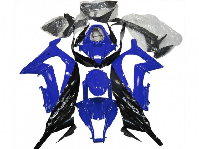 2011-2015 Glänzend Blau & Schwarz ZX10R Motorrad Verkleidungen 2011-2015 Glänzend Blau & Schwarz ZX10R Motorrad Verkleidungen