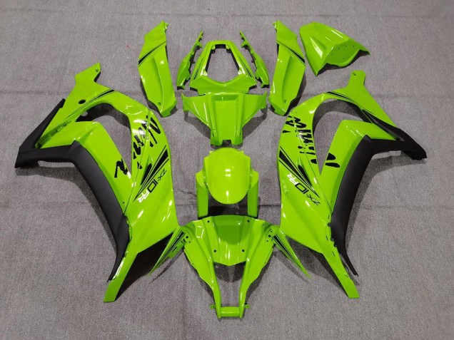 2011-2015 Glänzend Grün & Schwarz ZX10R Motorrad Verkleidungen 2011-2015 Glänzend Grün & Schwarz ZX10R Motorrad Verkleidungen