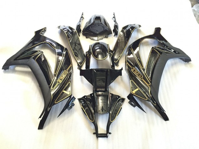 2011-2015 Goldene Zierleiste ZX10R Motorrad Verkleidungen 2011-2015 Goldene Zierleiste ZX10R Motorrad Verkleidungen