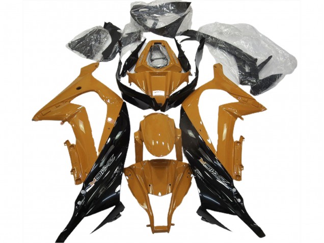 2011-2015 Orange Glänzend & Schwarz ZX10R Motorrad Verkleidungen 2011-2015 Orange Glänzend & Schwarz ZX10R Motorrad Verkleidungen