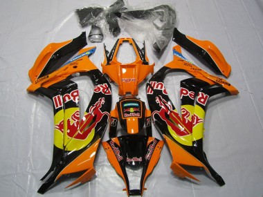 2011-2015 Orangerot Bull ZX10R Motorrad Verkleidungen