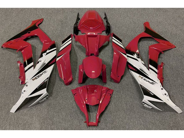 2011-2015 Rot Glänzend & Weiß ZX10R Motorrad Verkleidungen 2011-2015 Rot Glänzend & Weiß ZX10R Motorrad Verkleidungen