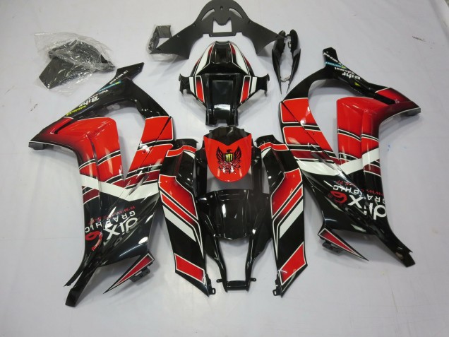 2011-2015 Rot Schwarz Special ZX10R Motorrad Verkleidungen 2011-2015 Rot Schwarz Special ZX10R Motorrad Verkleidungen