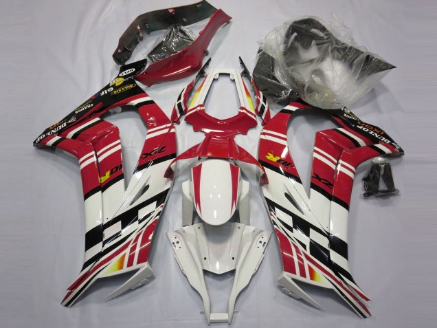 2011-2015 Rot Schwarz & Weiß ZX10R Motorrad Verkleidungen 2011-2015 Rot Schwarz & Weiß ZX10R Motorrad Verkleidungen