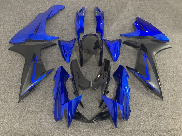 2011-2024 Blau Schwarz & Grau GSXR 600-750 Motorrad Verkleidungen