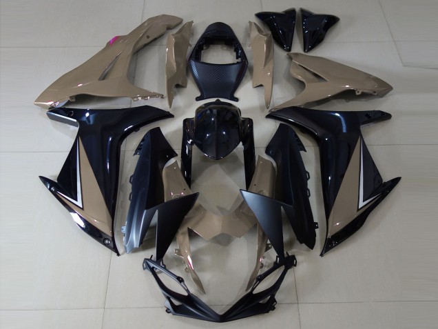 2011-2024 Glänzend Braun & Schwarz GSXR 600-750 Motorrad Verkleidungen 2011-2024 Glänzend Braun & Schwarz GSXR 600-750 Motorrad Verkleidungen