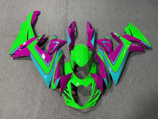 2011-2024 Grün Hellblau & Magenta GSXR 600-750 Motorrad Verkleidungen 2011-2024 Grün Hellblau & Magenta GSXR 600-750 Motorrad Verkleidungen