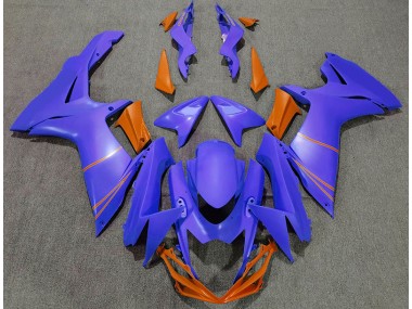 2011-2024 Matt Ozeanblau & Orange GSXR 600-750 Motorrad Verkleidungen