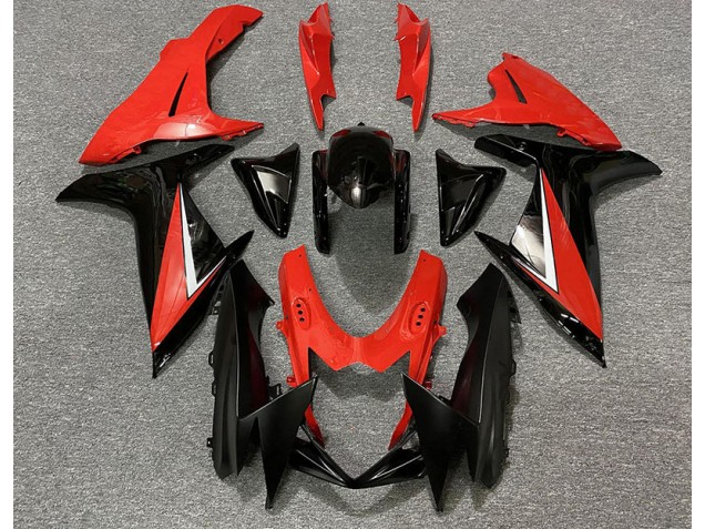 2011-2024 Rot Glänzend & Schwarz GSXR 600-750 Motorrad Verkleidungen 2011-2024 Rot Glänzend & Schwarz GSXR 600-750 Motorrad Verkleidungen