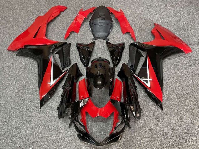 2011-2024 Tiefrot & Schwarzglanz GSXR 600-750 Motorrad Verkleidungen 2011-2024 Tiefrot & Schwarzglanz GSXR 600-750 Motorrad Verkleidungen