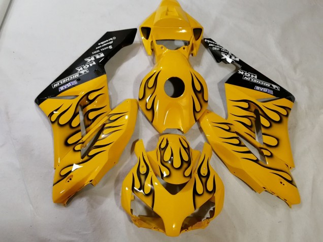 2012-2016 Benutzerdefiniertes Gelb Flame CBR1000RR Motorrad Verkleidungen 2012-2016 Benutzerdefiniertes Gelb Flame CBR1000RR Motorrad Verkleidungen