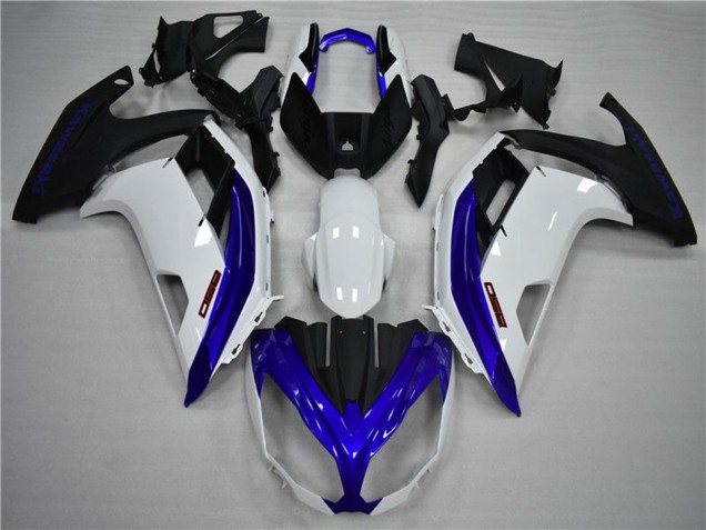 2012-2016 Blau & Weiß Ninja 650R Motorrad Verkleidungen