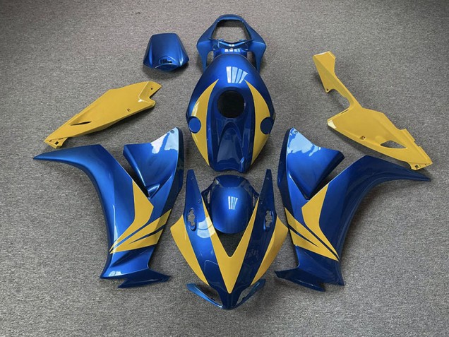 2012-2016 Glänzend Blau & Gelb CBR1000RR Motorrad Verkleidungen 2012-2016 Glänzend Blau & Gelb CBR1000RR Motorrad Verkleidungen