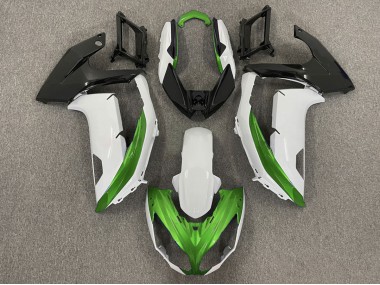 2012-2016 Glänzend Weiß & Grün Ninja 650R Motorrad Verkleidungen