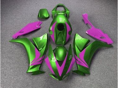 2012-2016 Glänzend Grün & Pink CBR1000RR Motorrad Verkleidungen