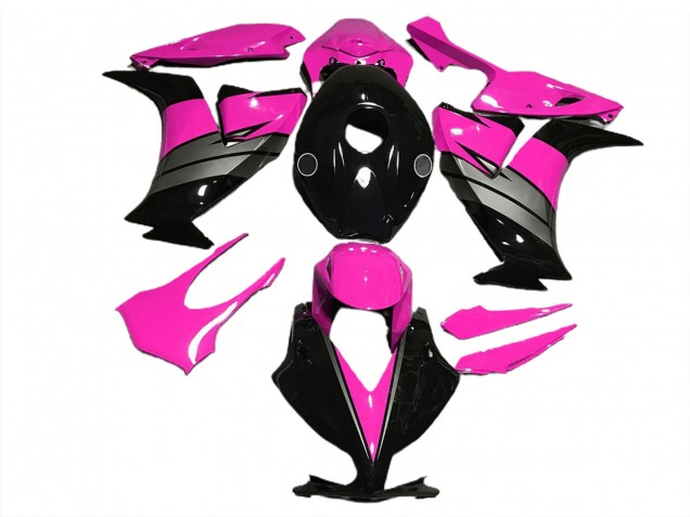 2012-2016 Glanzrosa Schwarz & Grau CBR1000RR Motorrad Verkleidungen 2012-2016 Glanzrosa Schwarz & Grau CBR1000RR Motorrad Verkleidungen