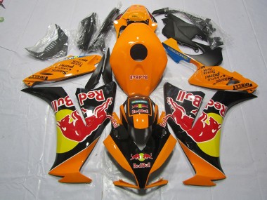 2012-2016 Orangerot Bull CBR1000RR Motorrad Verkleidungen
