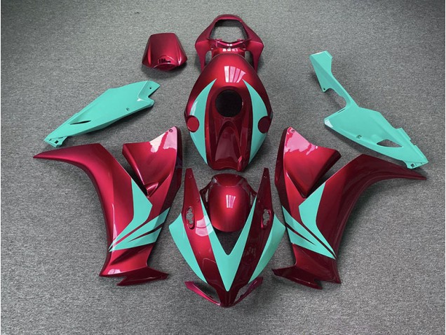 2012-2016 Rot Glänzend & Blaugrün CBR1000RR Motorrad Verkleidungen 2012-2016 Rot Glänzend & Blaugrün CBR1000RR Motorrad Verkleidungen