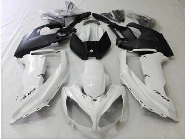 2012-2016 Schwarz & Weiß Ninja 650R Motorrad Verkleidungen