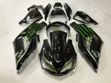 2012-2021 Glänzendes Schwarz & Schleimgrün ZX14R Motorrad Verkleidungen