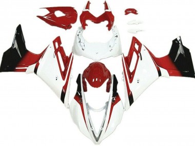 2013-2016 Weiß & Rot Daytona 675 Motorrad Verkleidungen