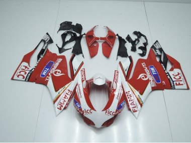 2013-2016 Rot Rennen-Stil Daytona 675 Motorrad Verkleidungen